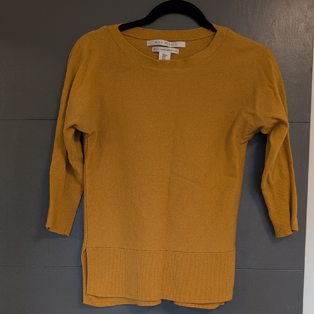 Max Studio Extra Fine Merino Wool Sweater